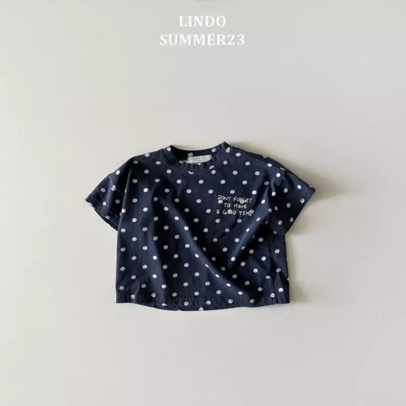 Lindo - Korean Children Fashion - #discoveringself - Dot Tee - 4