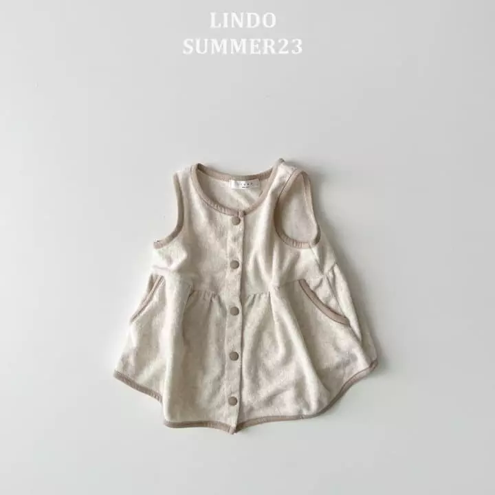 Lindo - Korean Children Fashion - #discoveringself - Terry Piping One-piece - 4