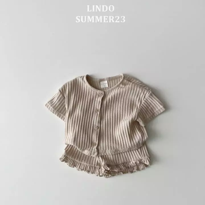Lindo - Korean Children Fashion - #fashionkids - Wendy Top Bottom Set - 2