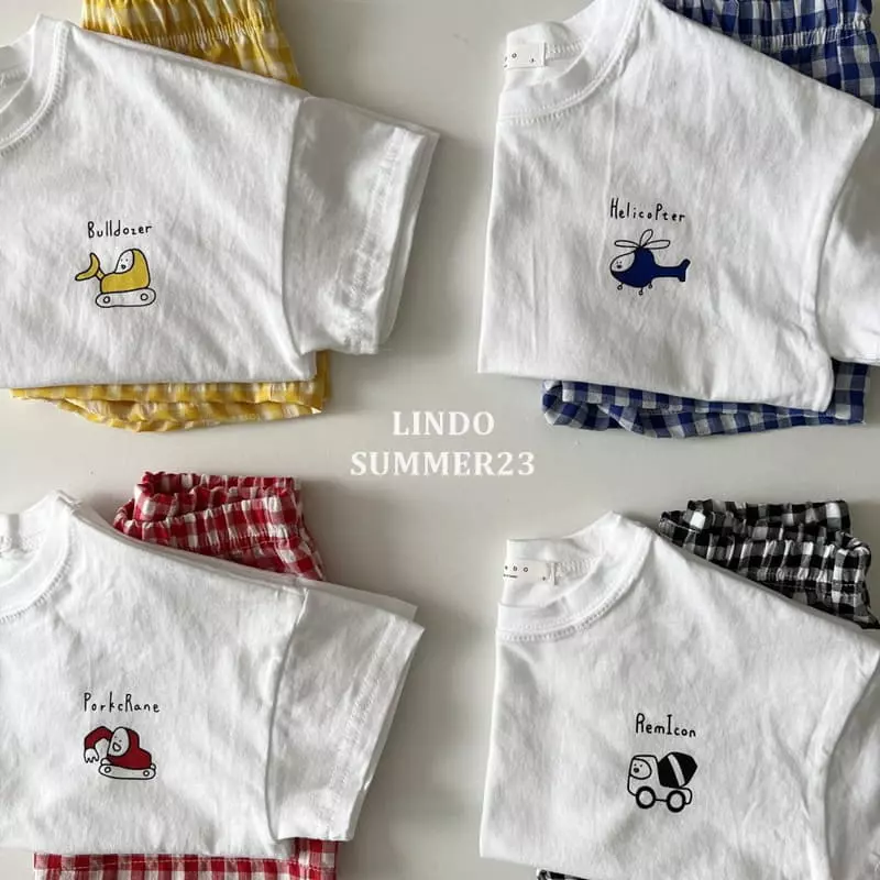 Lindo - Korean Children Fashion - #kidsshorts - Toy Top Bottom Set