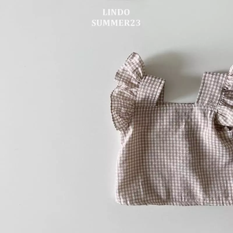Lindo - Korean Children Fashion - #kidsstore - Nana Check Blouse - 3