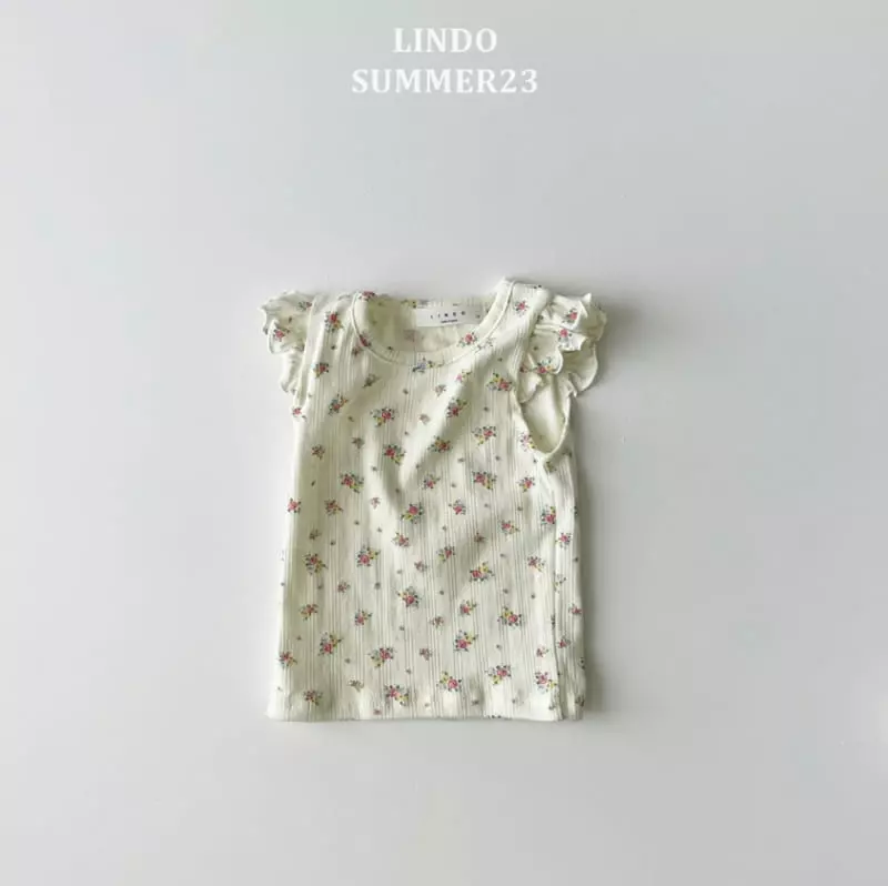 Lindo - Korean Children Fashion - #kidsstore - Flower Jena Frill Tee - 3