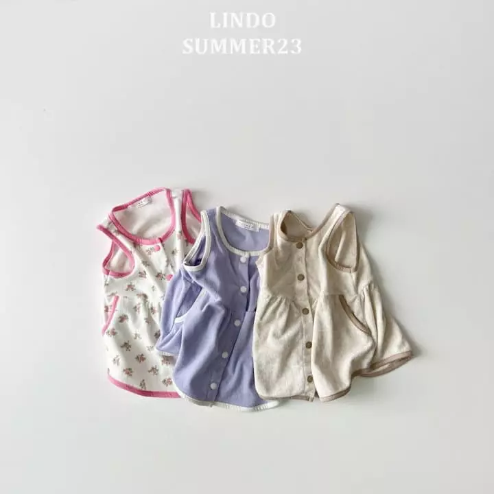 Lindo - Korean Children Fashion - #magicofchildhood - Terry Piping One-piece - 10
