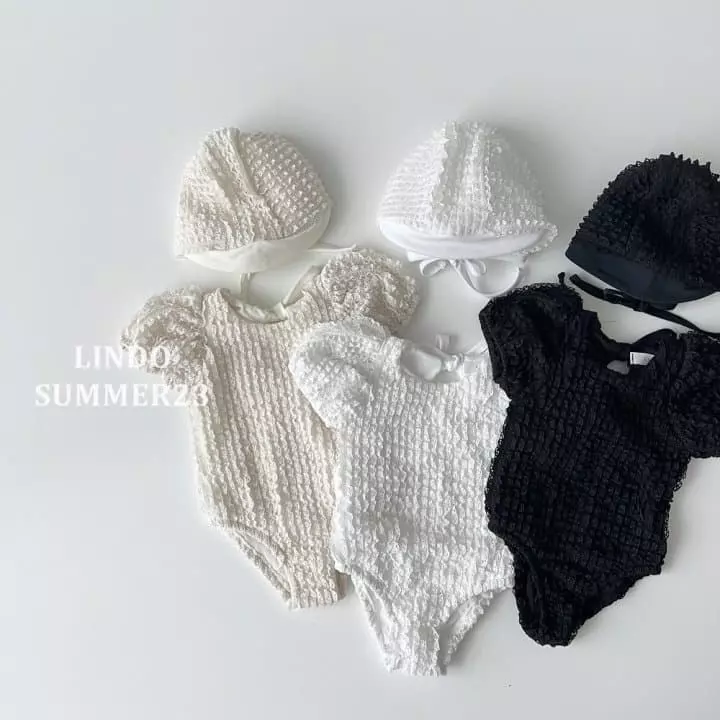 Lindo - Korean Children Fashion - #prettylittlegirls - Lay Cancan Swimwear Set - 5