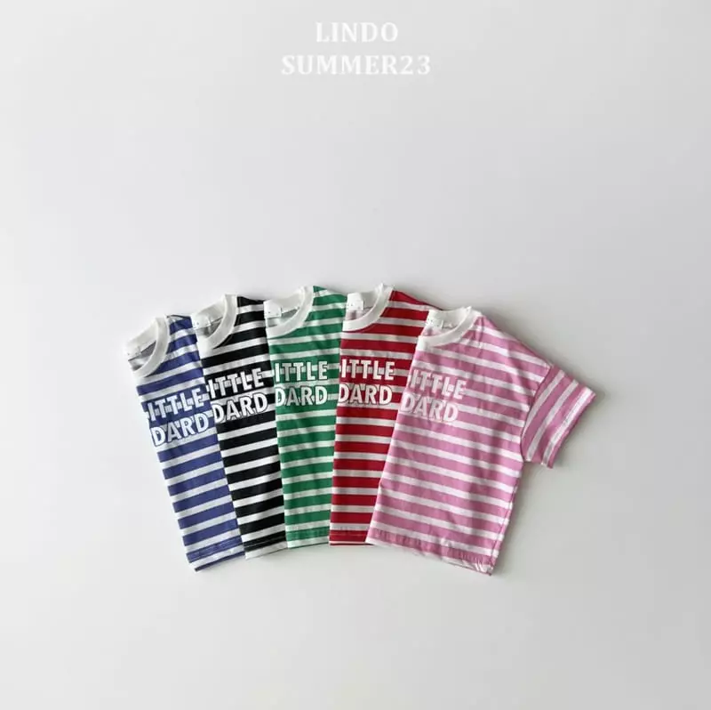 Lindo - Korean Children Fashion - #stylishchildhood - Stripes Tee - 9
