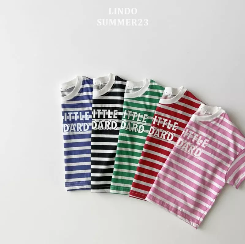 Lindo - Korean Children Fashion - #todddlerfashion - Stripes Tee - 7