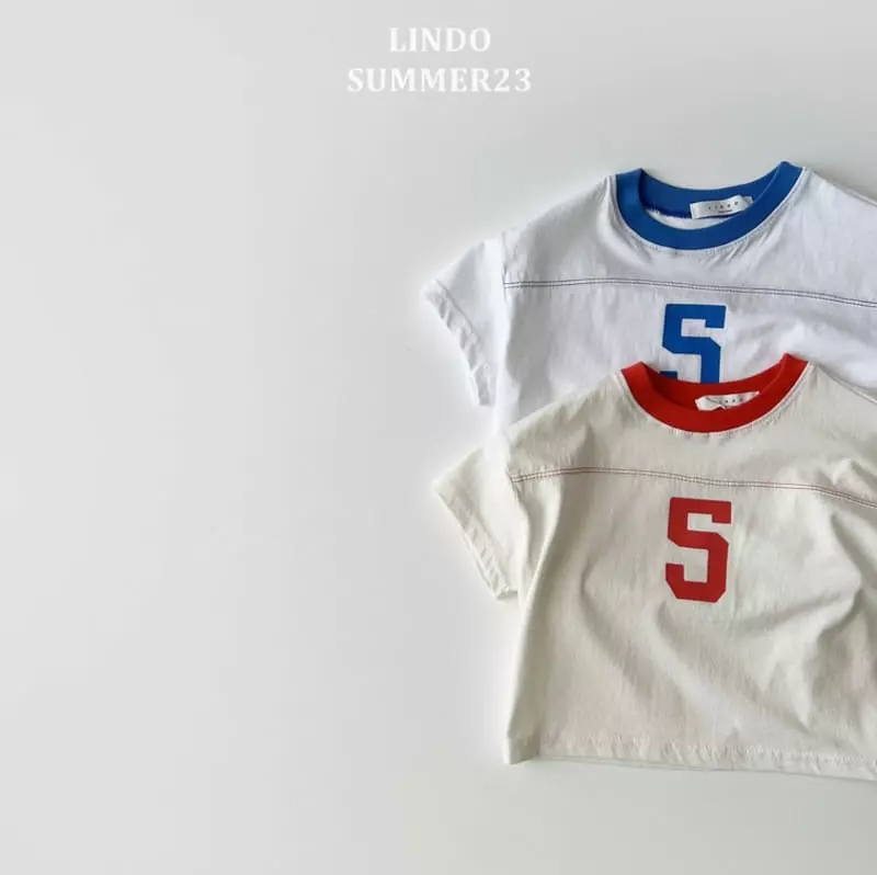 Lindo - Korean Children Fashion - #todddlerfashion - Number Tee - 6