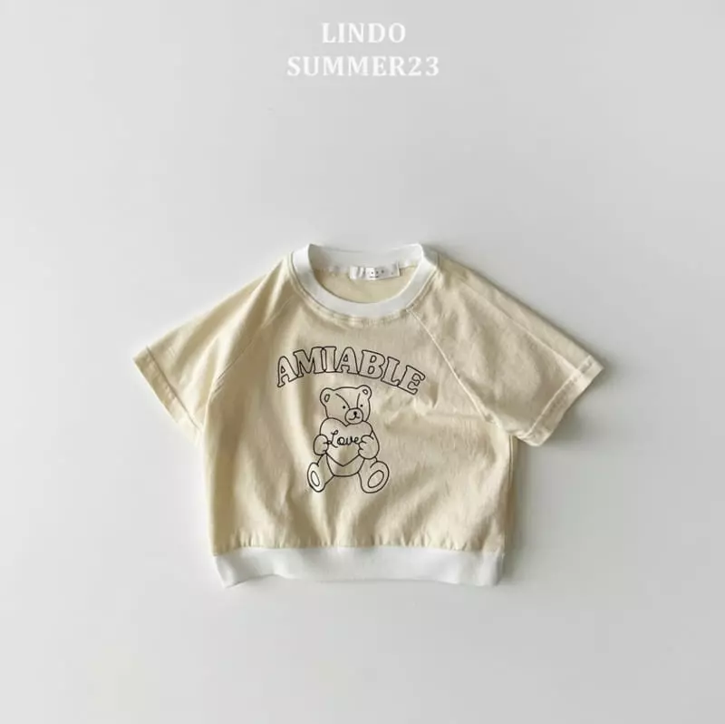 Lindo - Korean Children Fashion - #todddlerfashion - Bear Tee - 2