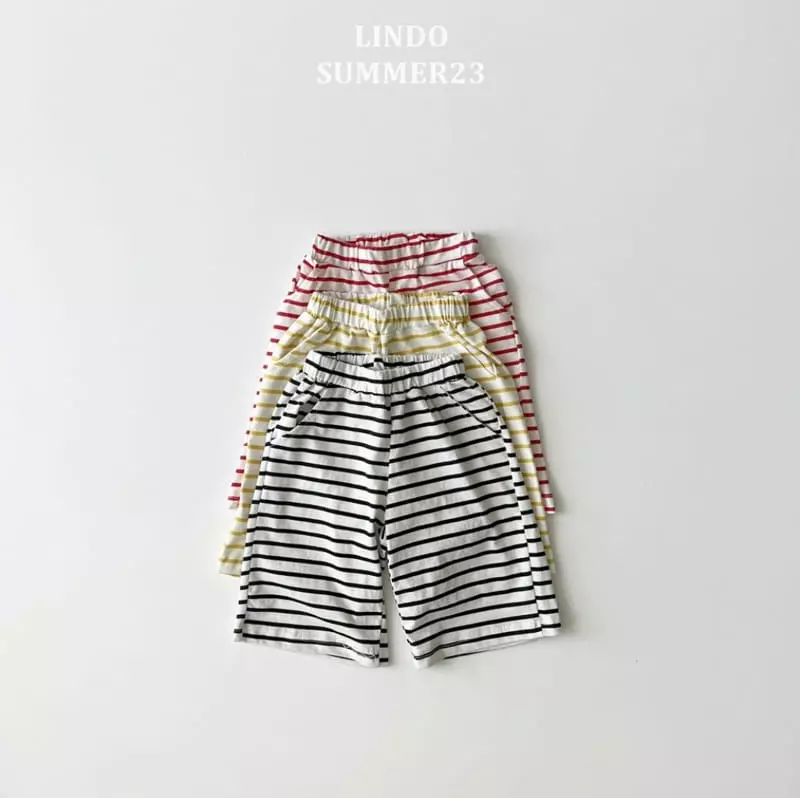 Lindo - Korean Children Fashion - #todddlerfashion - Cookie Stripes Pants