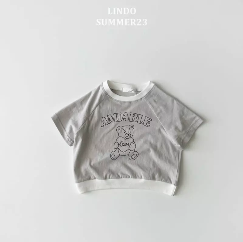 Lindo - Korean Children Fashion - #toddlerclothing - Bear Tee - 3