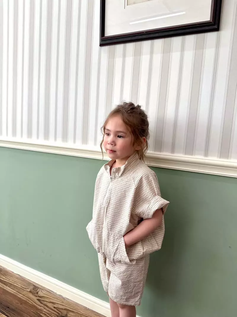 Little Colli - Korean Children Fashion - #childofig - Saquare Aorak Top Bottom Set - 6