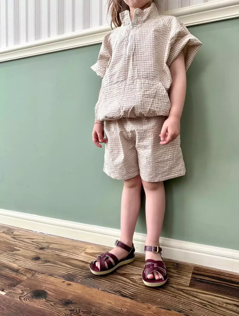 Little Colli - Korean Children Fashion - #discoveringself - Saquare Aorak Top Bottom Set - 9