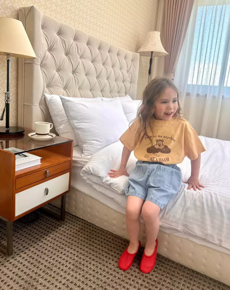 Little Colli - Korean Children Fashion - #kidzfashiontrend - Pigment Bear Tee - 5