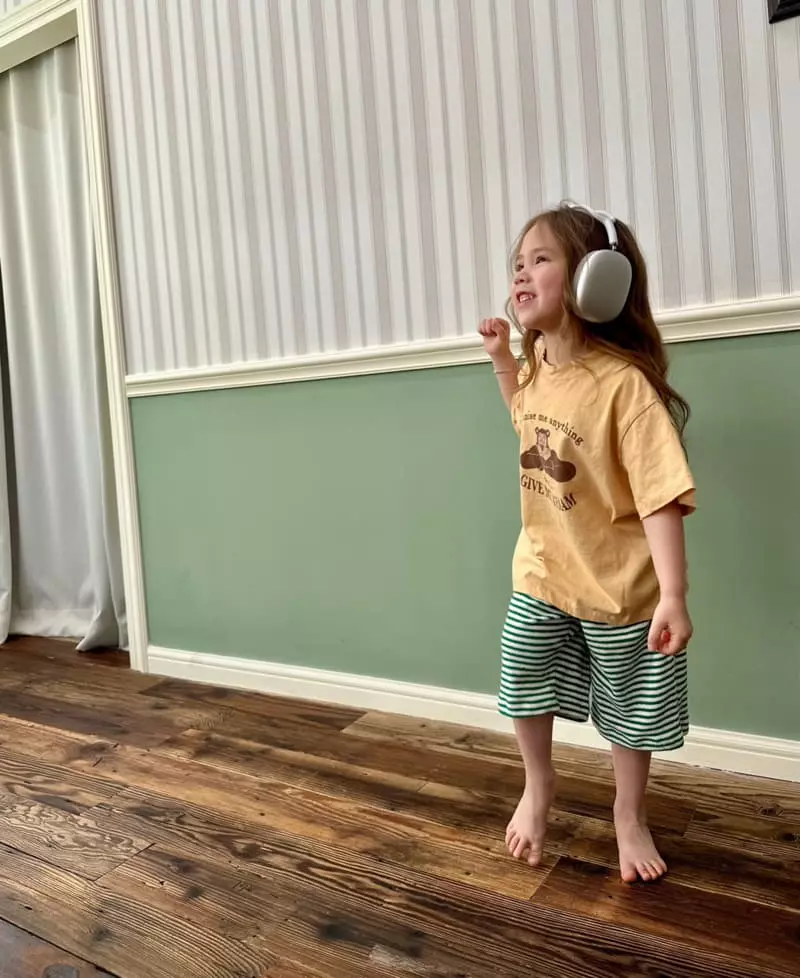 Little Colli - Korean Children Fashion - #minifashionista - Pigment Bear Tee - 9