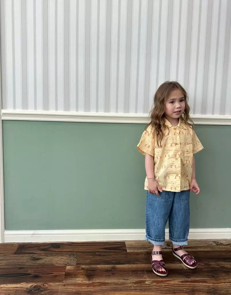 Little Colli - Korean Children Fashion - #minifashionista - Linen Pocket Jeans - 5