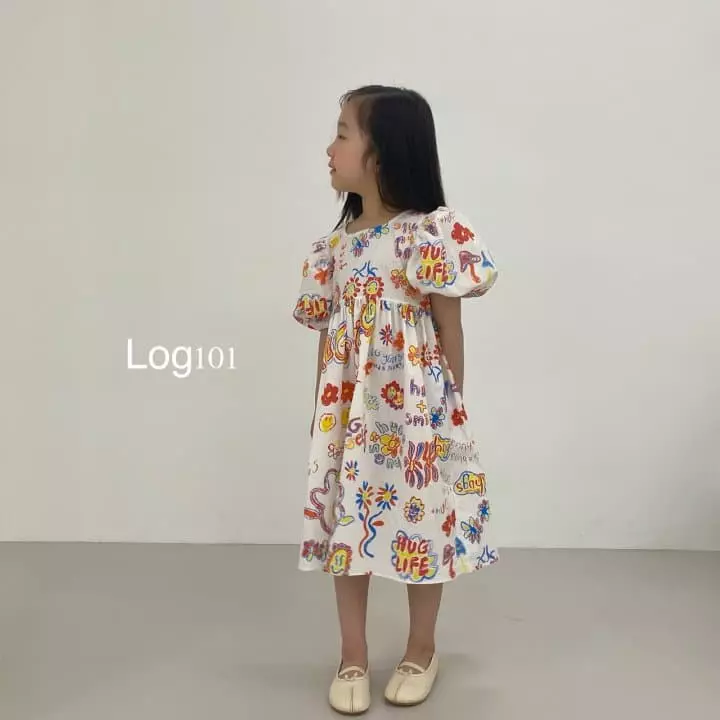 Log101 - Korean Children Fashion - #Kfashion4kids - Crayon One-piece