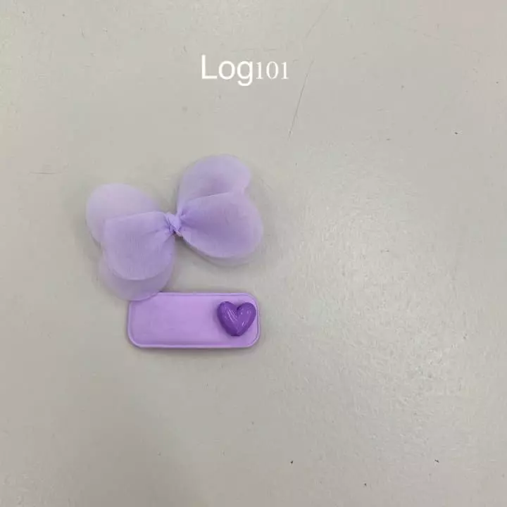 Log101 - Korean Children Fashion - #childofig - Butterfly Heart Hairpin  - 3