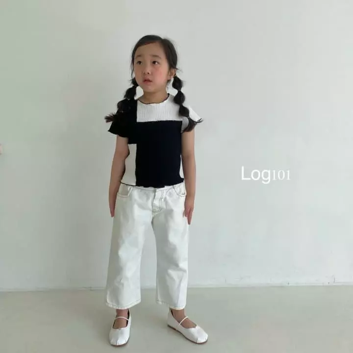 Log101 - Korean Children Fashion - #fashionkids - Little Dear Square Slit Tee - 10