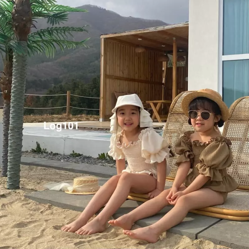 Log101 - Korean Children Fashion - #kidsstore - Log Smocked Two-piece - 6