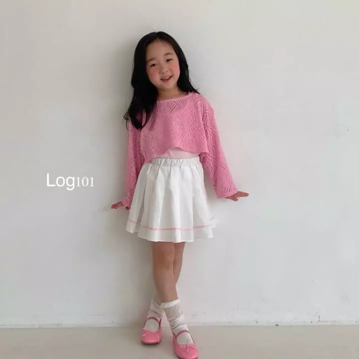 Log101 - Korean Children Fashion - #kidzfashiontrend - Nature Crop Top Bottom Set