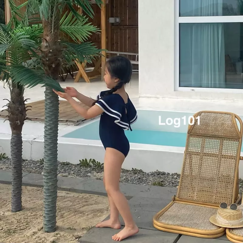 Log101 - Korean Children Fashion - #kidzfashiontrend - Log Vely Swimwear - 9