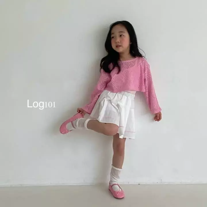 Log101 - Korean Children Fashion - #littlefashionista - Nature Crop Top Bottom Set - 3