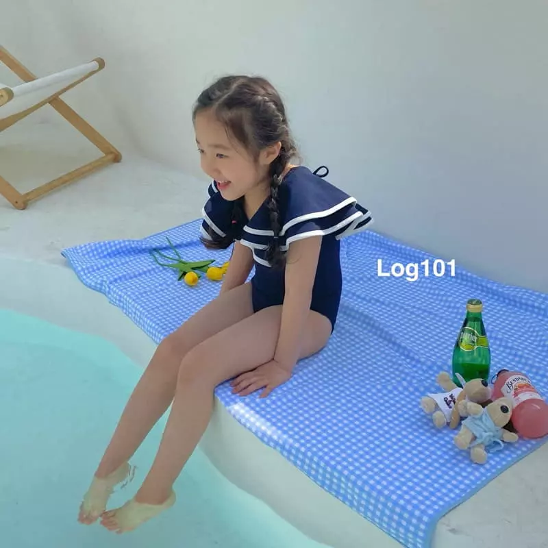 Log101 - Korean Children Fashion - #magicofchildhood - Log Vely Swimwear - 12