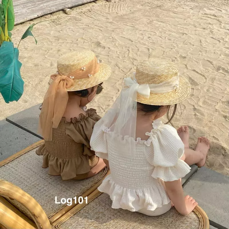 Log101 - Korean Children Fashion - #magicofchildhood - Log Smocked Two-piece - 10
