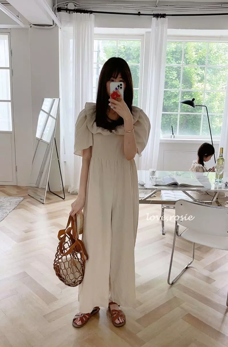 Love Rosie - Korean Children Fashion - #designkidswear - Viviana Frill Jumpsuit with Mom - 4