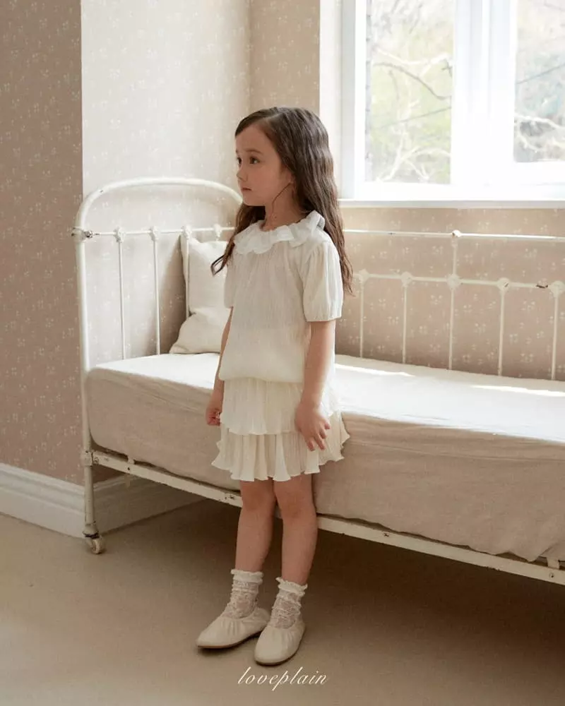 Loveplain - Korean Children Fashion - #toddlerclothing - Anju Top Bottom Set - 8