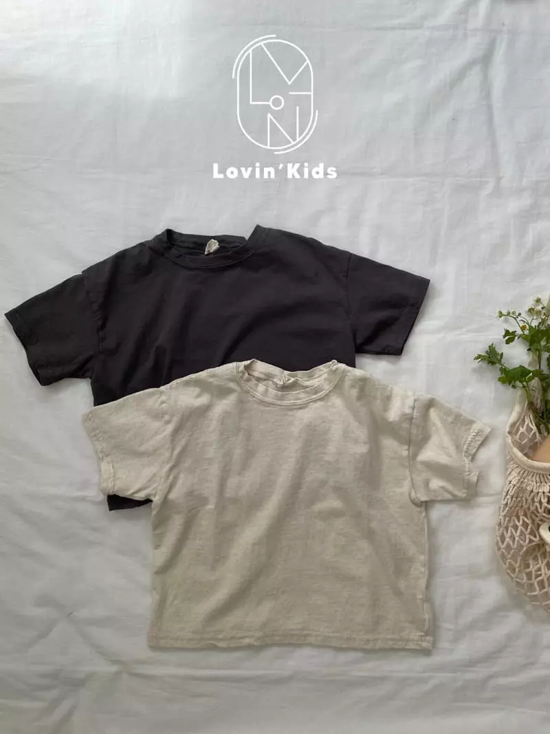 Lovin - Korean Children Fashion - #childrensboutique - Linen Basic Tee - 3