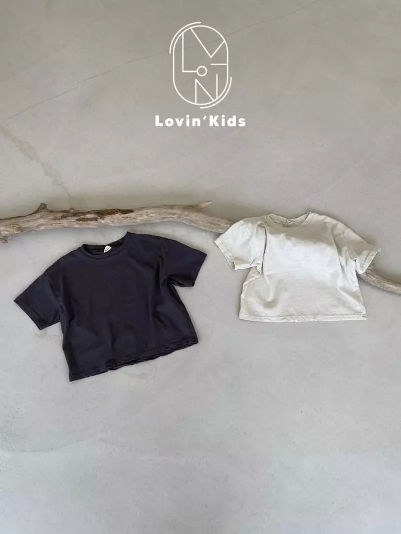 Lovin - Korean Children Fashion - #kidsshorts - Linen Basic Tee - 7
