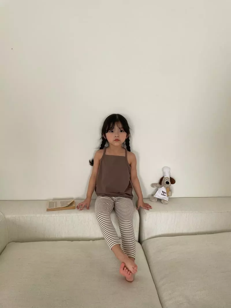 Lovin - Korean Children Fashion - #todddlerfashion - String Sleeveless - 10