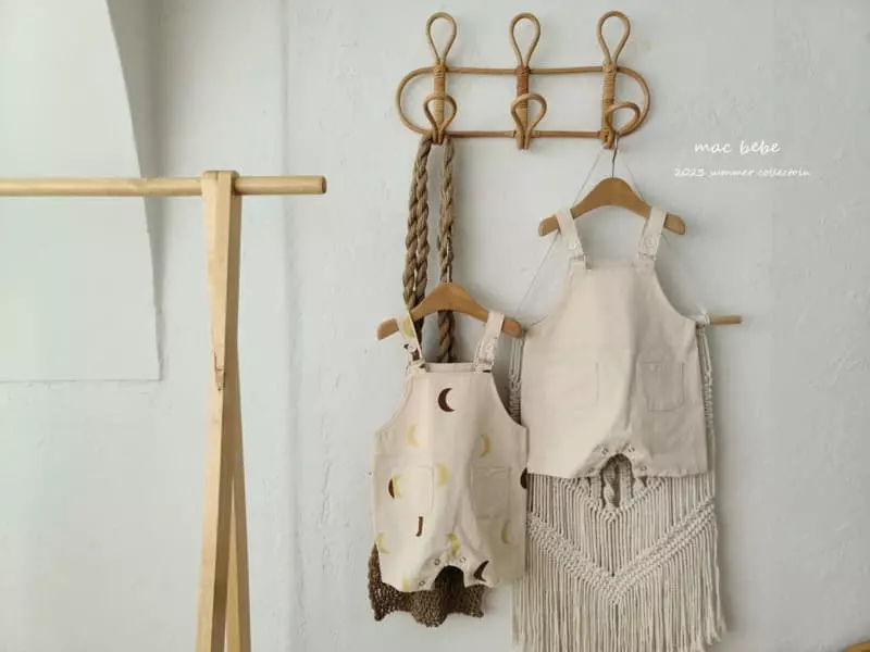 Mac - Korean Baby Fashion - #onlinebabyshop - Dungarees Bodysuit - 7