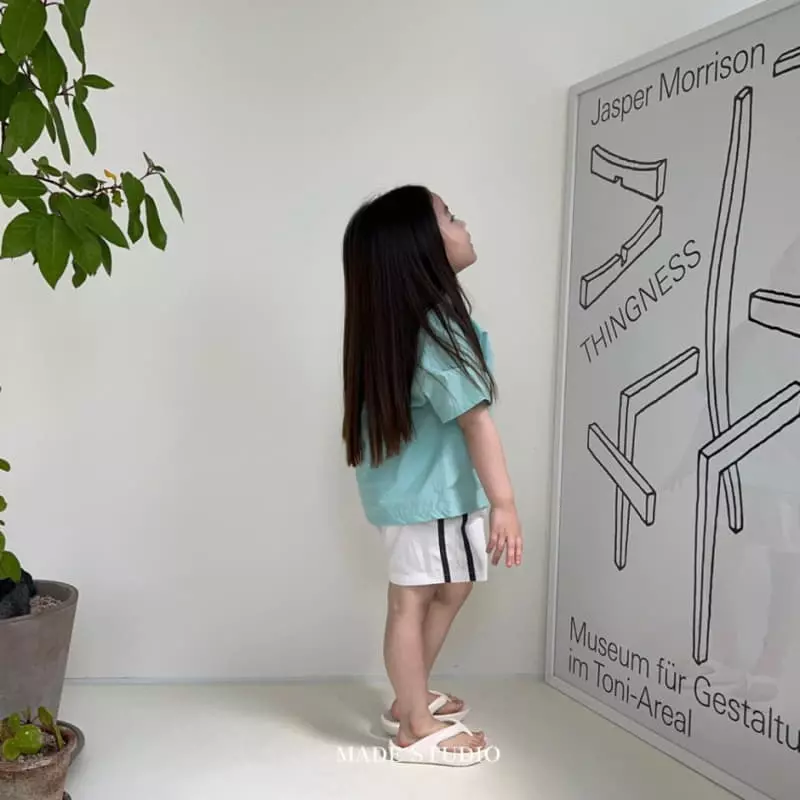Made Studio - Korean Children Fashion - #prettylittlegirls - Tape Shorts - 4