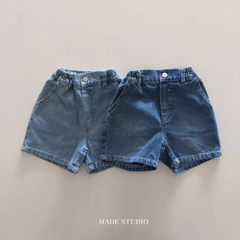 Made Studio - Korean Children Fashion - #kidzfashiontrend - Denim Shorts