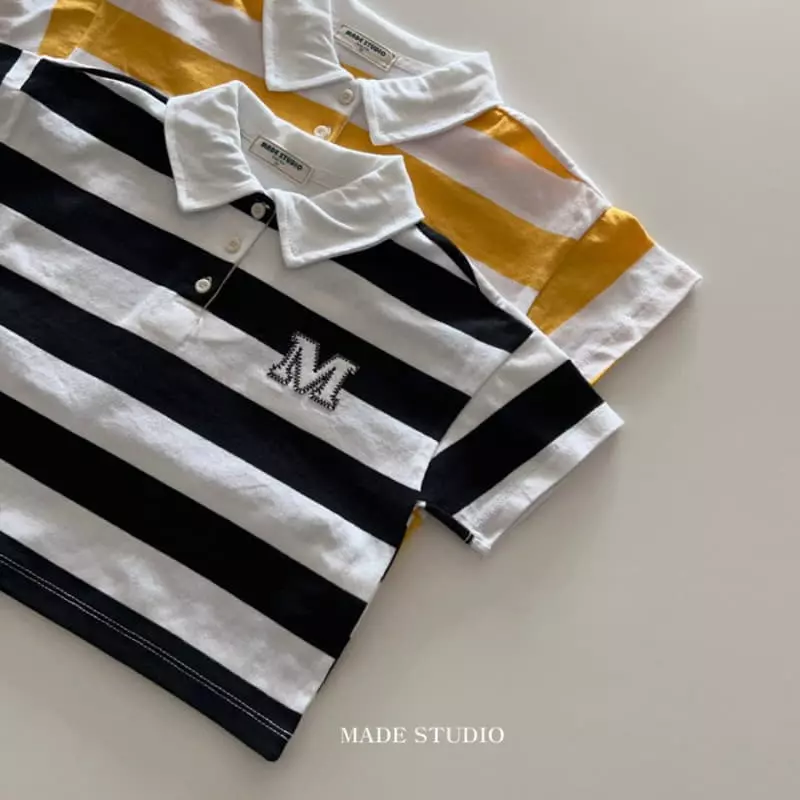 Made Studio - Korean Children Fashion - #magicofchildhood - M Collar Tee - 11