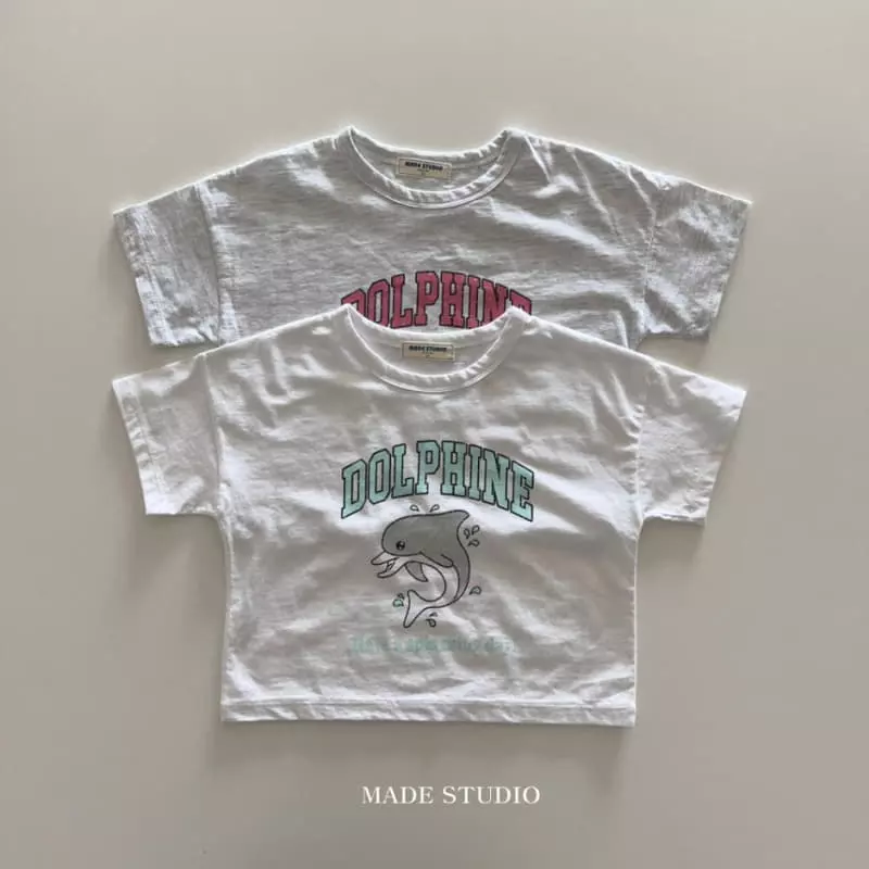 Made Studio - Korean Children Fashion - #magicofchildhood - Dolphin Tee - 11