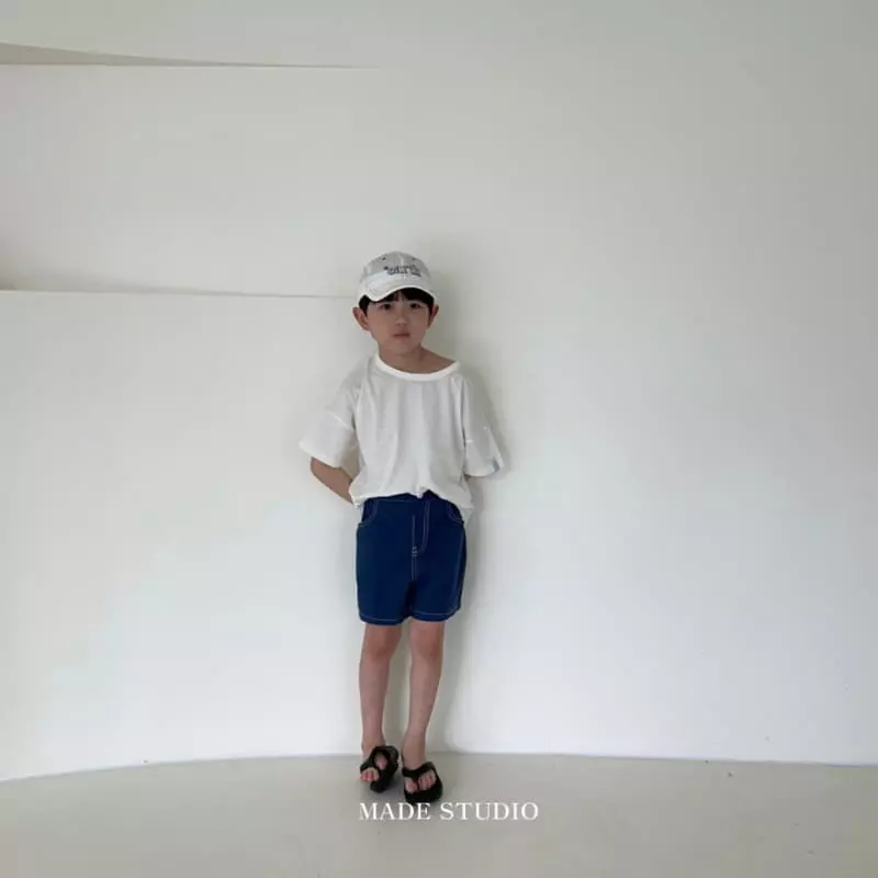 Made Studio - Korean Children Fashion - #magicofchildhood - Line Color Shorts - 8