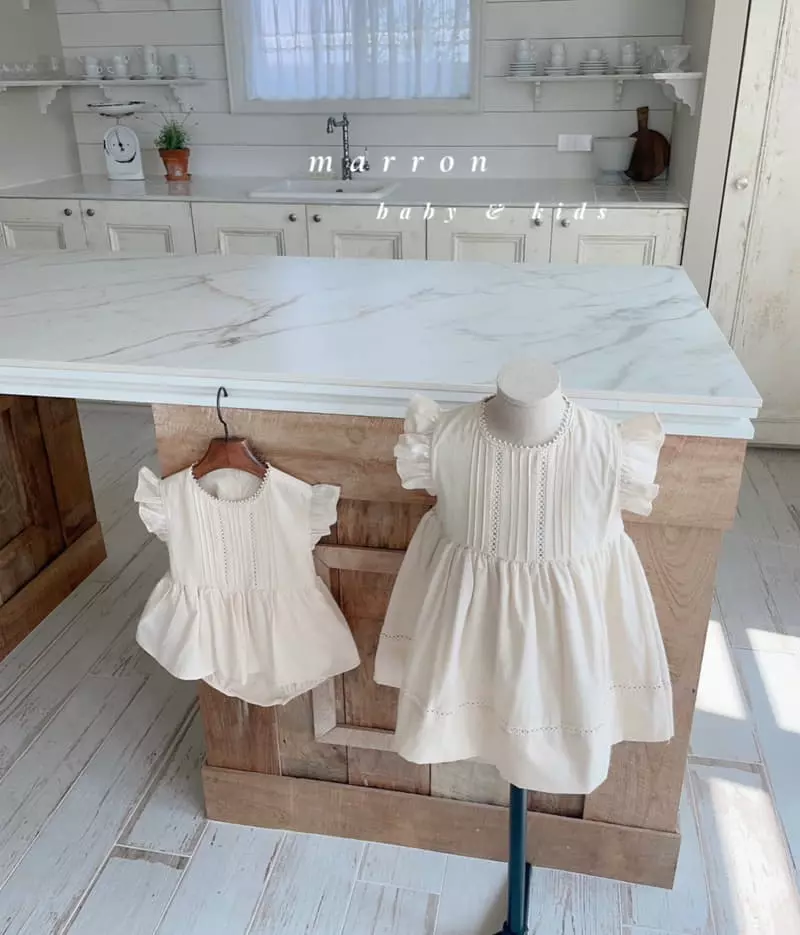Marron Kid - Korean Baby Fashion - #babylifestyle - Aness Bodysuit - 6