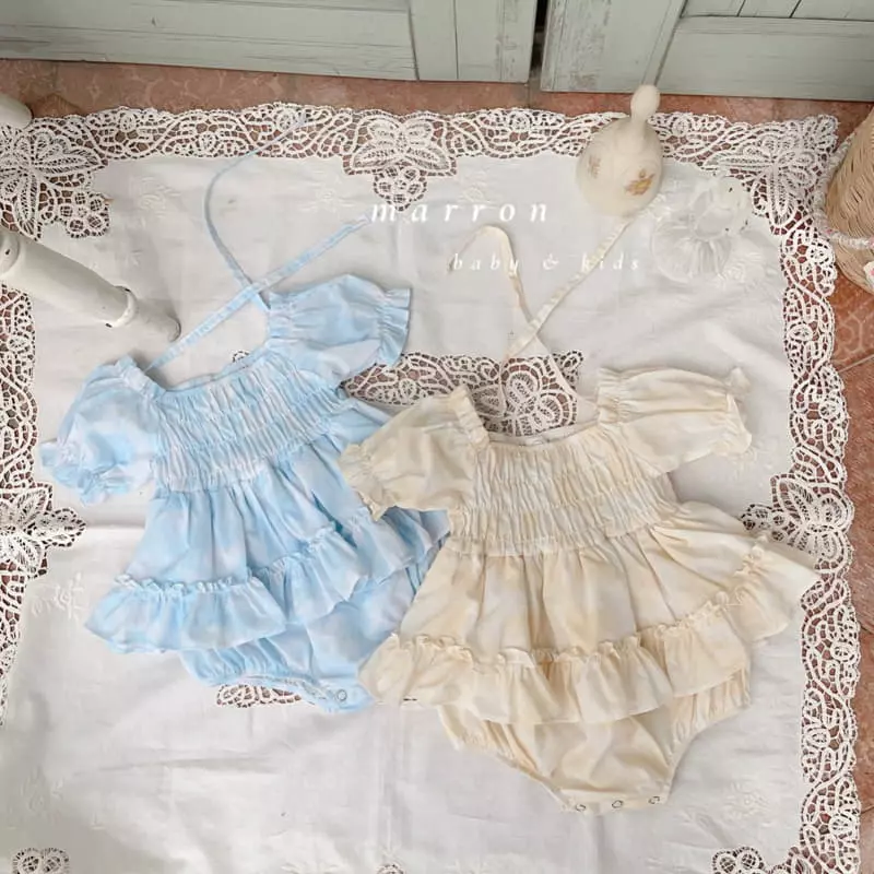 Marron Kid - Korean Baby Fashion - #babyoutfit - Berona Bodysuit - 8