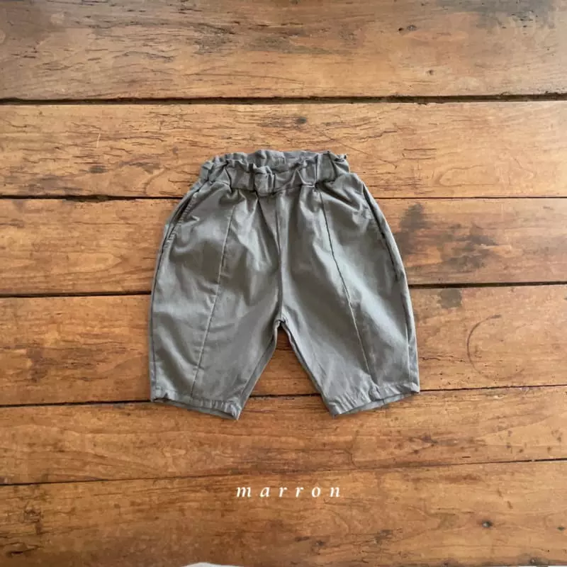 Marron Kid - Korean Children Fashion - #Kfashion4kids - Slit Pants - 3