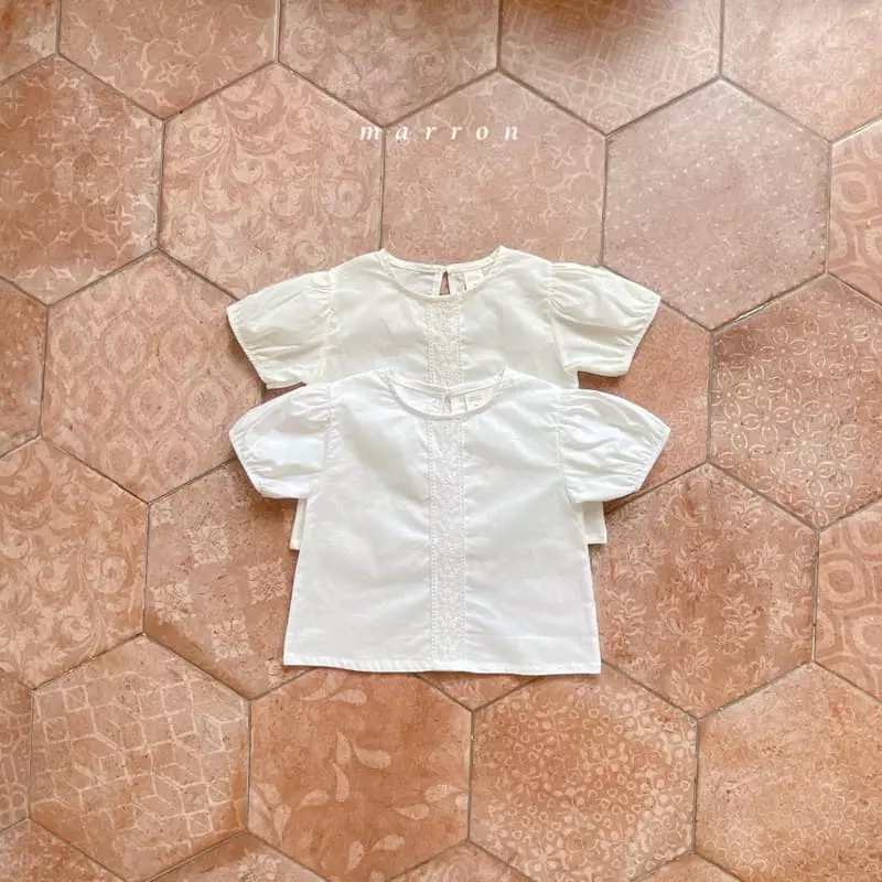 Marron Kid - Korean Children Fashion - #childofig - Angel Blouse - 5