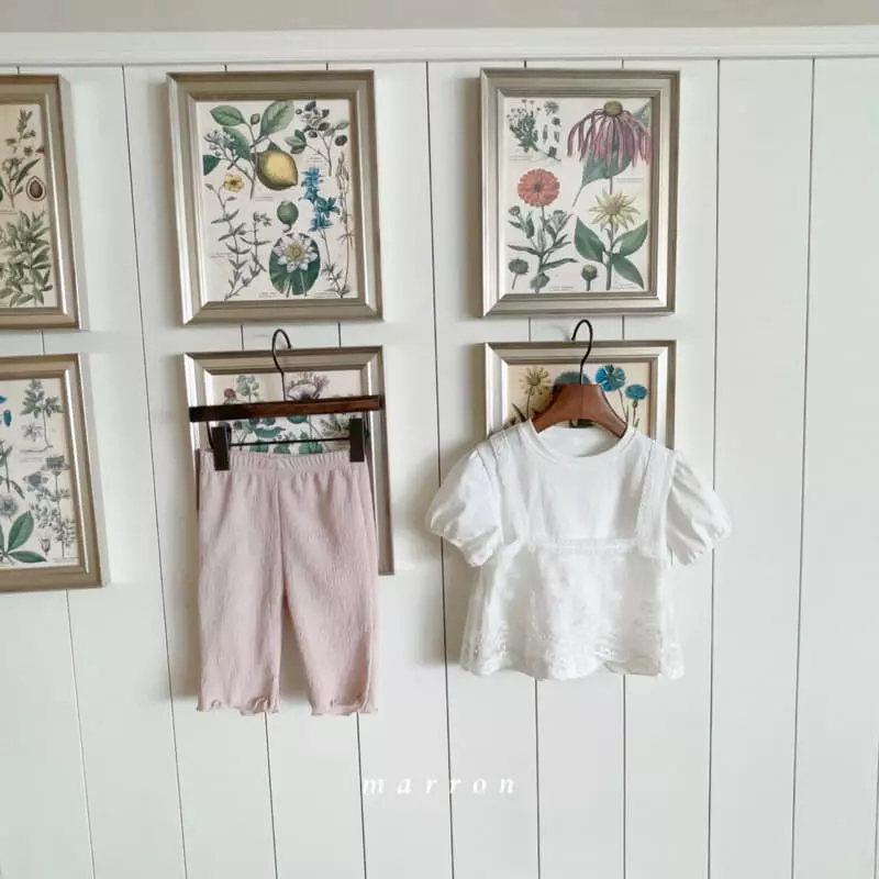 Marron Kid - Korean Children Fashion - #childrensboutique - Summer Daily Leggings - 9
