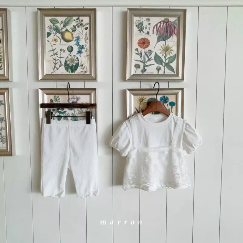 Marron Kid - Korean Children Fashion - #designkidswear - Summer Daily Leggings - 10