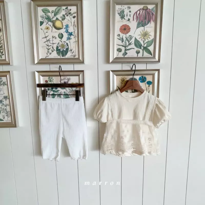 Marron Kid - Korean Children Fashion - #discoveringself - Summer Daily Leggings - 11