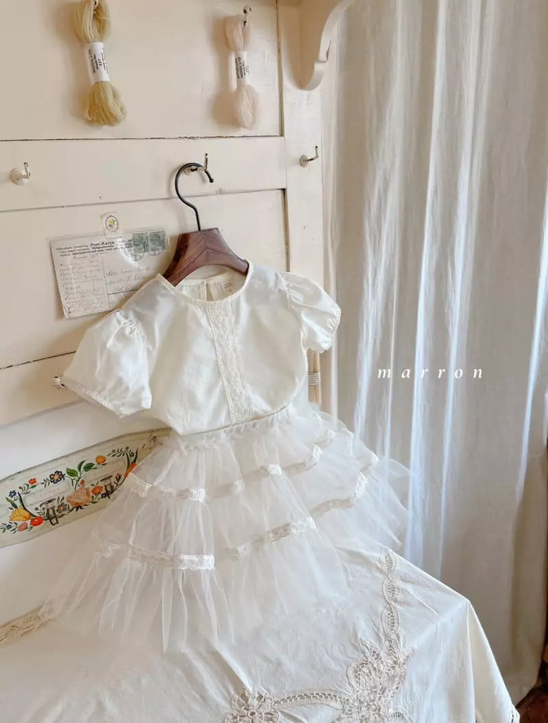 Marron Kid - Korean Children Fashion - #fashionkids - Angel Skirt - 11