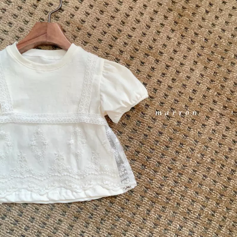 Marron Kid - Korean Children Fashion - #kidsshorts - Barbie Tee - 6
