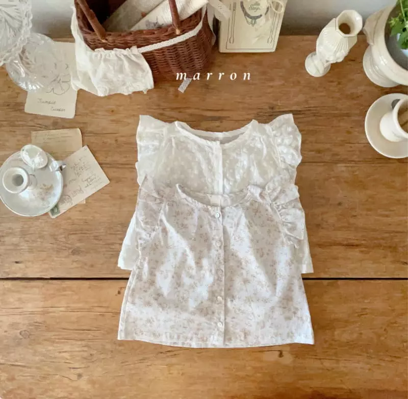 Marron Kid - Korean Children Fashion - #kidsshorts - Candy Blouse