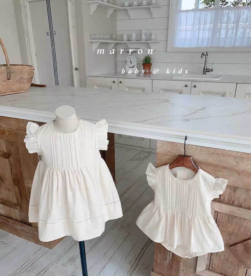Marron Kid - Korean Children Fashion - #kidsstore - Aness One-piece - 5
